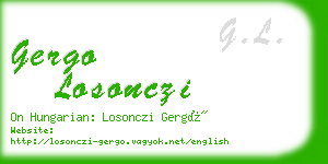 gergo losonczi business card